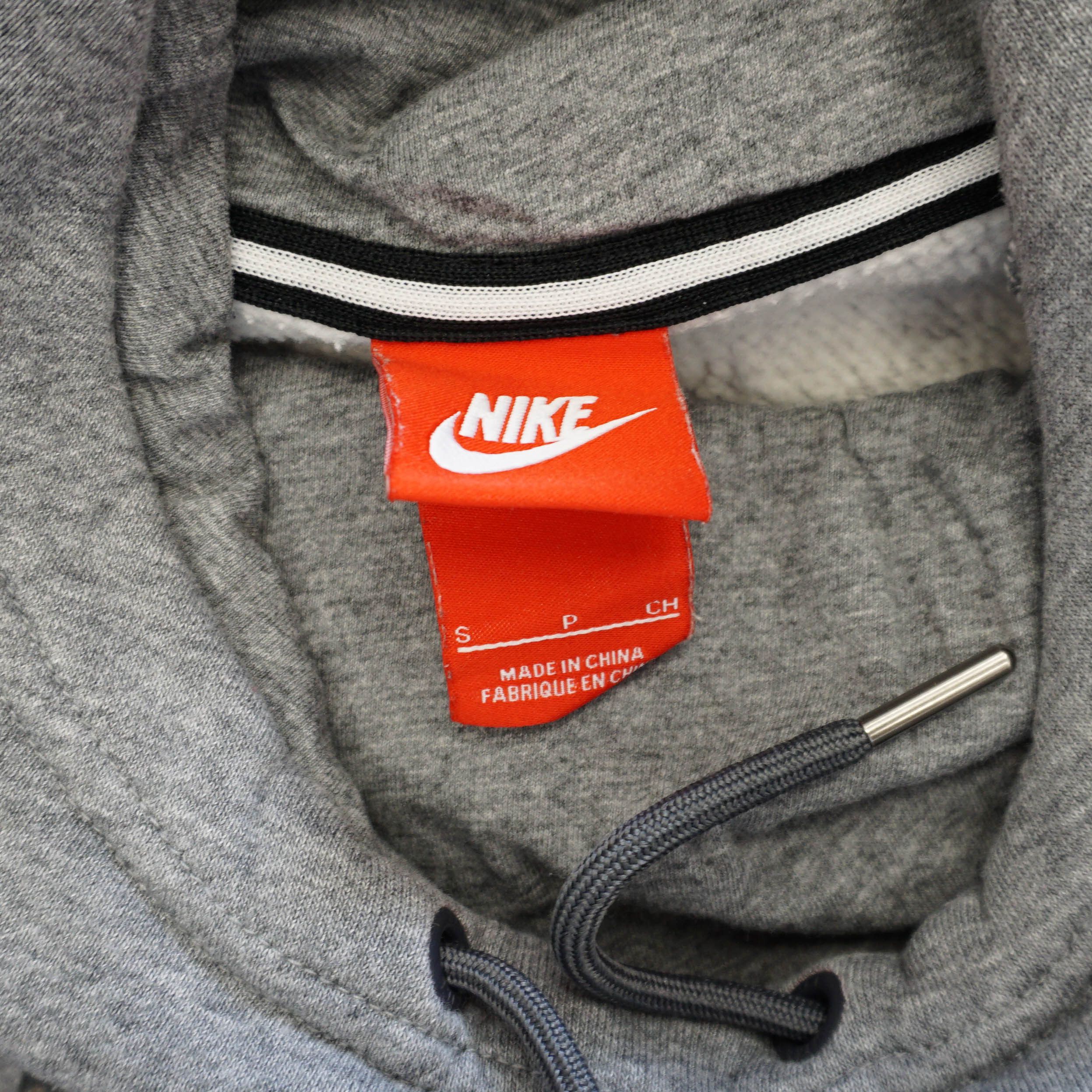 Nike Archive Big Logo Gray Jogger Hoodie Size S / US 4 / IT 40 - 4 Thumbnail