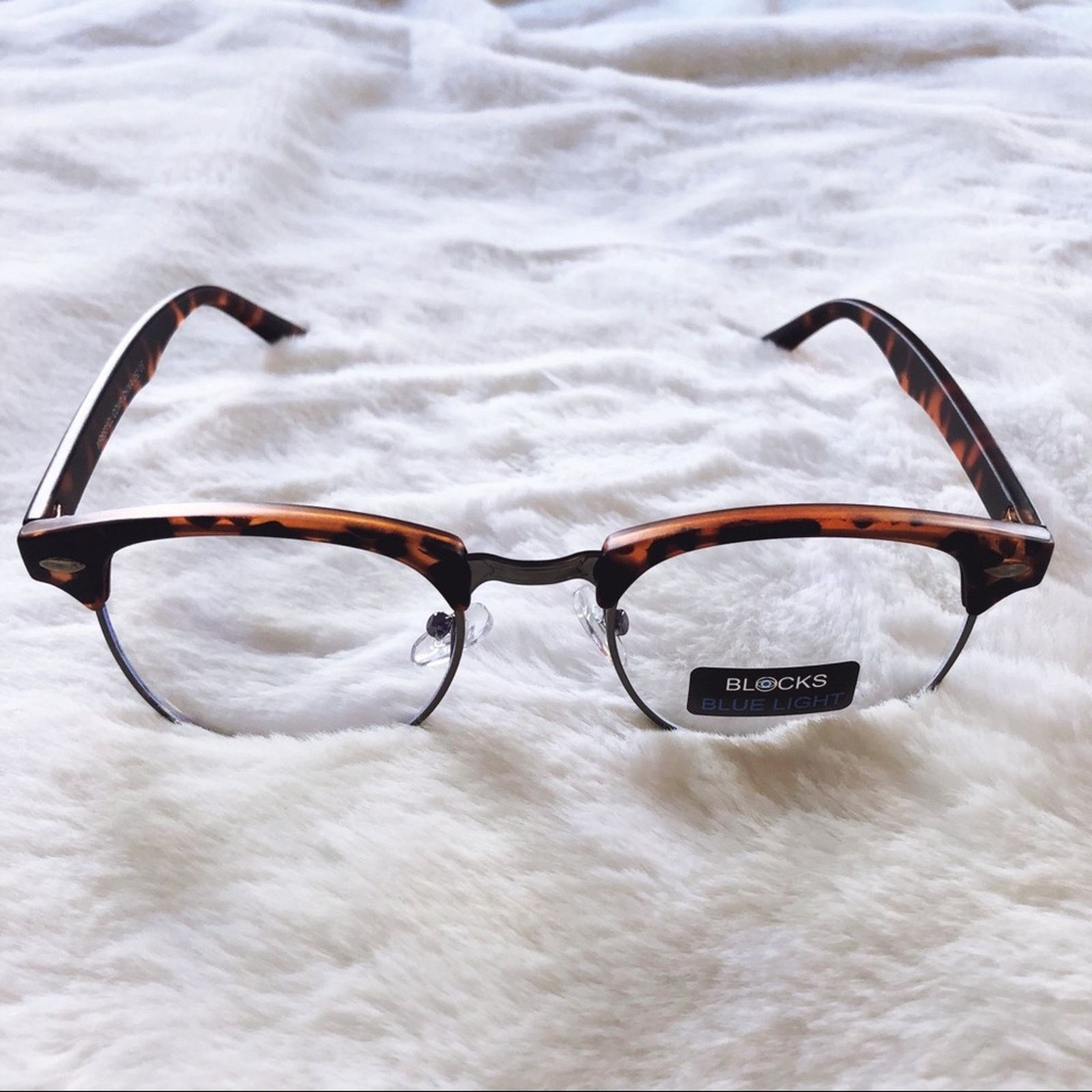 Other Vicky Tortoise Brown Blue Light Computer Glasses Size ONE SIZE - 3 Thumbnail