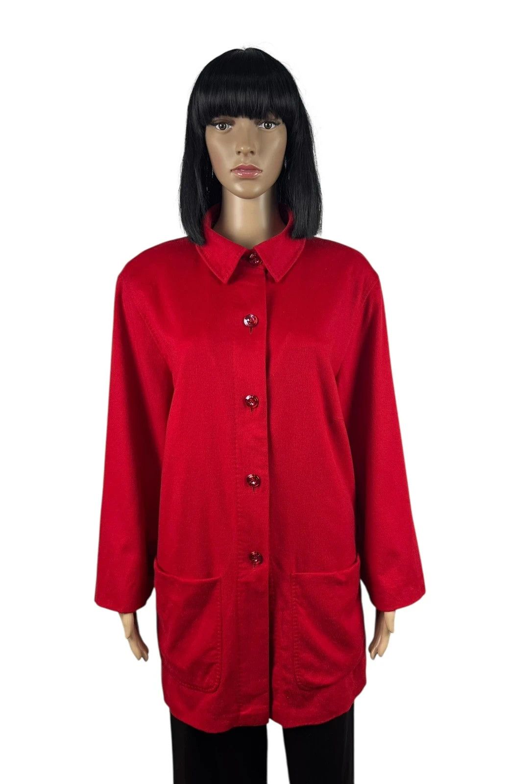 Escada Escada Margaretha Ley 100% Cashmere Coat Collared size 44 Size XL / US 12-14 / IT 48-50 - 1 Thumbnail