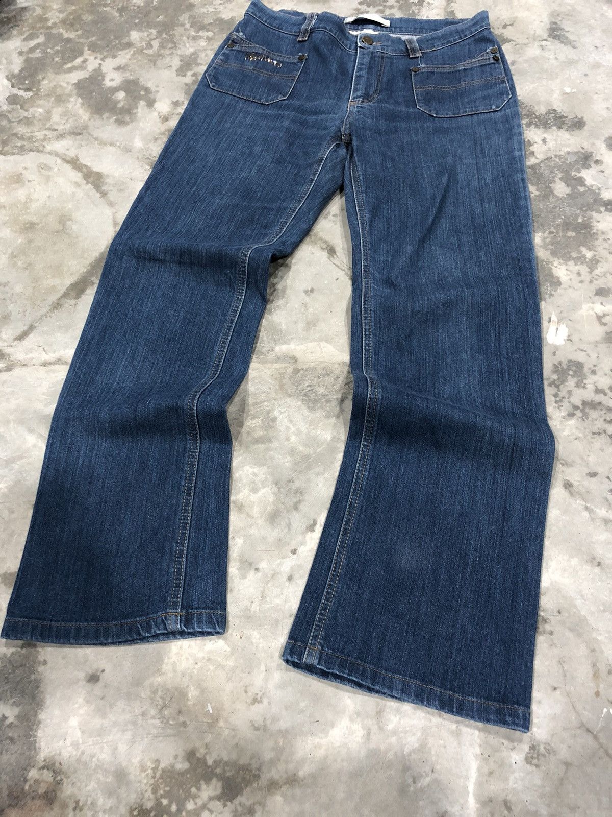 If Six Was Nine × Max Mara Max mara BushPants Design Jeans Size 30" / US 8 / IT 44 - 2 Thumbnail