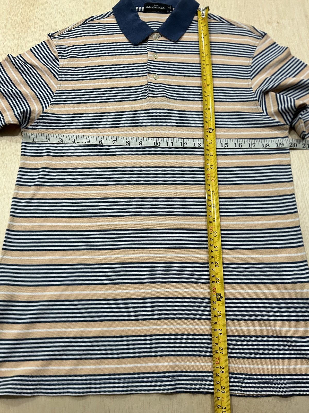Balenciaga Vintage Balenciaga Stripes Polos Size US M / EU 48-50 / 2 - 8 Thumbnail