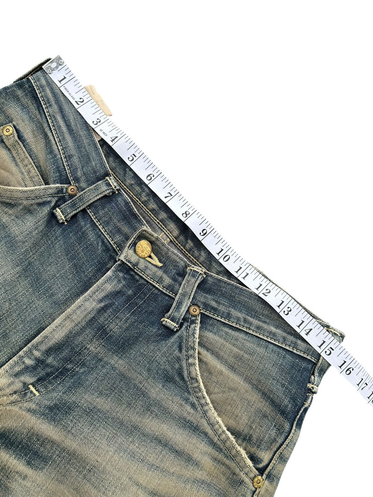 Kapital Rusty Flare Vintage Lee Distressed Denim Jeans Size US 31 - 19 Thumbnail