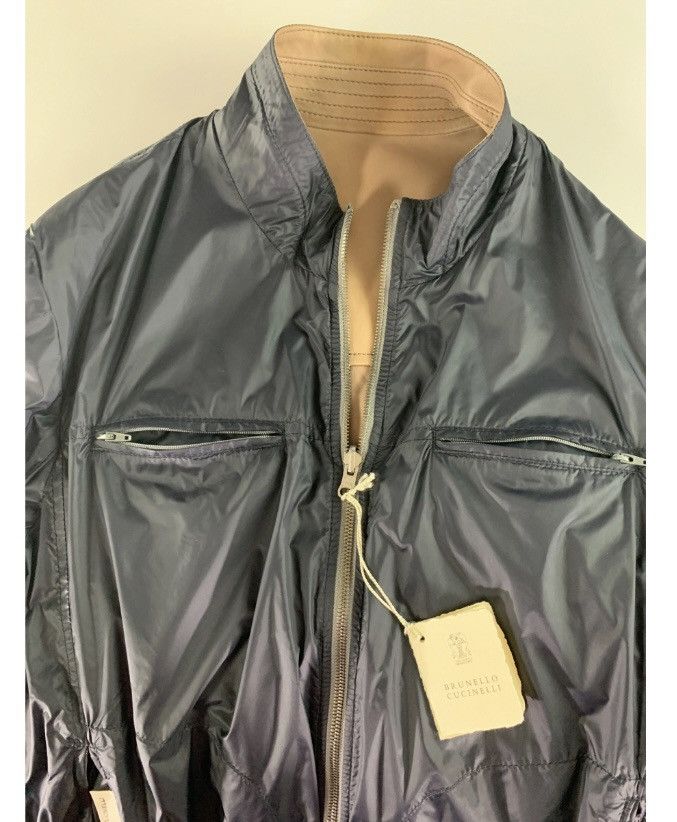 Brunello Cucinelli Brunello Cucinelli 🇮🇹 Napa leather reversible bomber L NWT Size US L / EU 52-54 / 3 - 15 Thumbnail
