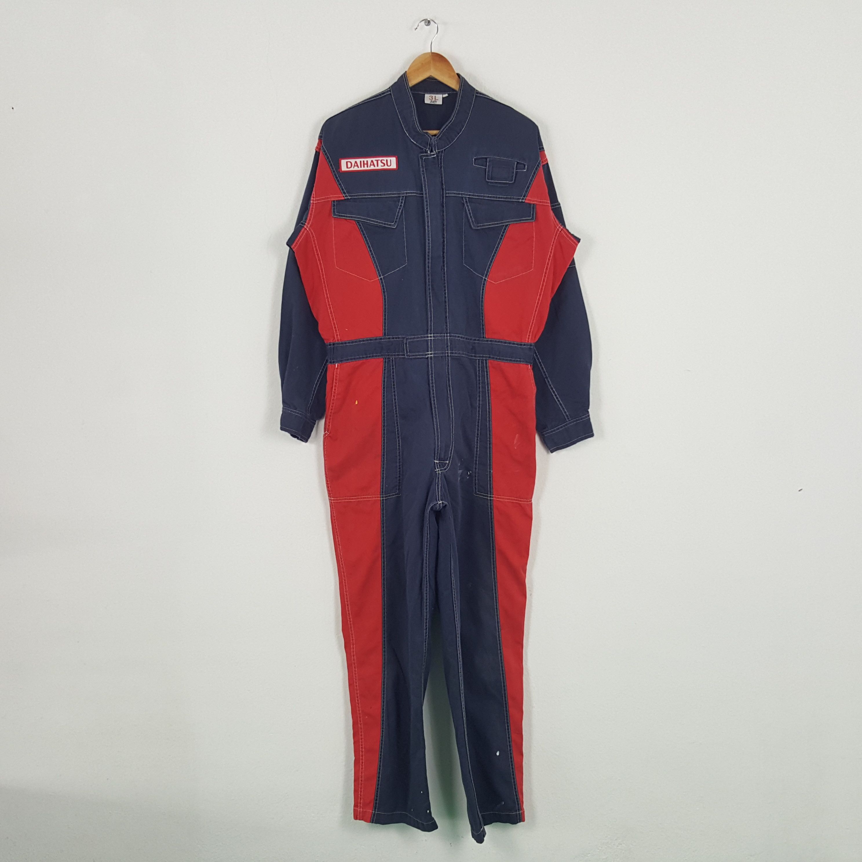 Japanese Brand × Vintage Vintage Daihatsu Japanese Racing Team Coverall Jacket Size US XL / EU 56 / 4 - 3 Thumbnail