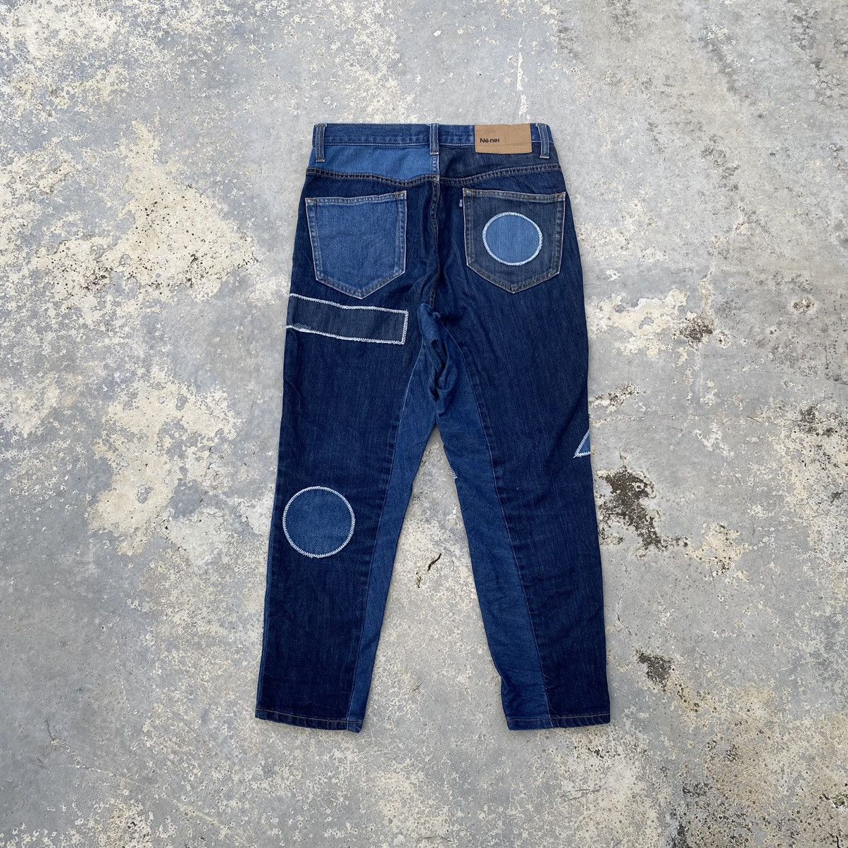 Issey Miyake × Japanese Brand × Ne-Net vintage ne-net patchwork jeans Size US 31 - 13 Thumbnail