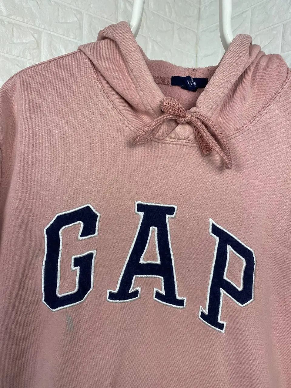 Gap Vintage GAP Hoodie Pink Pullover Sweatshirt USA Unisex Size US L / EU 52-54 / 3 - 3 Thumbnail