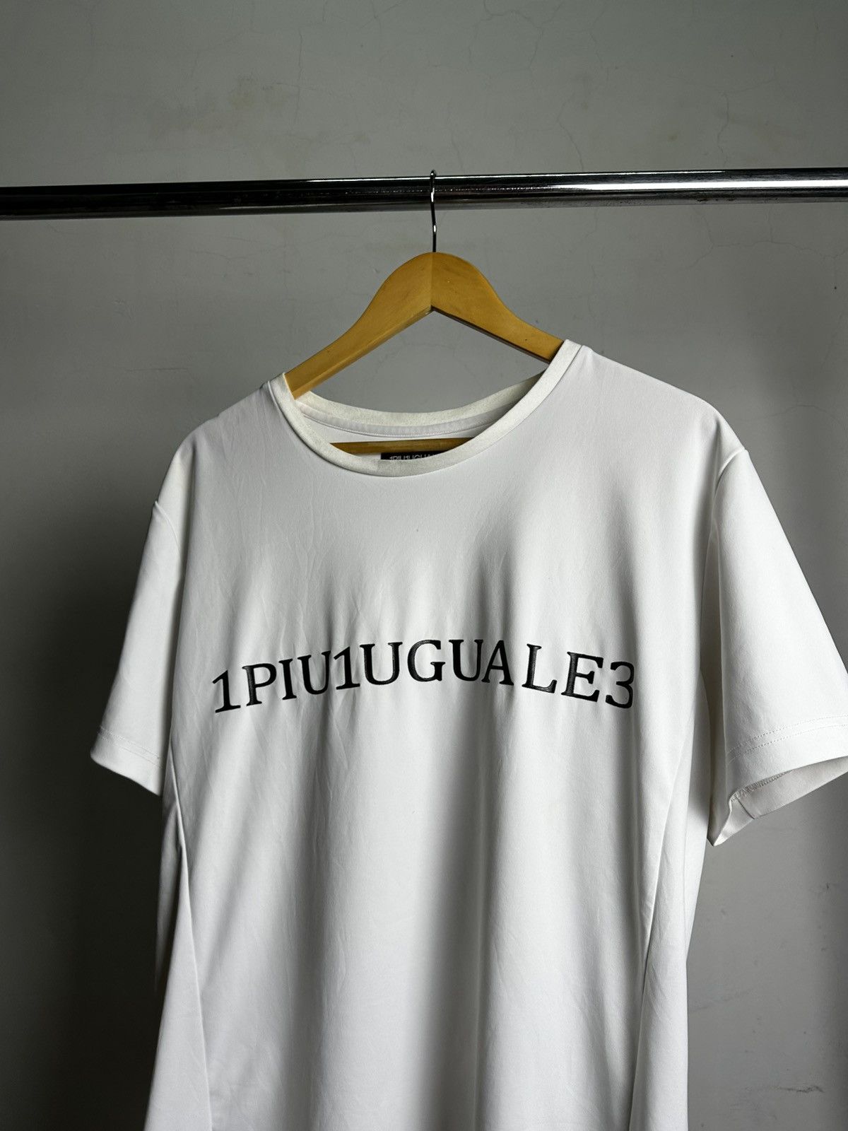 Japanese Brand 1PIU1UGUALE3 Sport Spellout Jersey tee Size US M / EU 48-50 / 2 - 3 Thumbnail