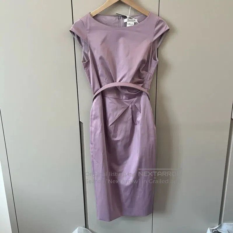 MaxMara Purple Silk Dress for Women .