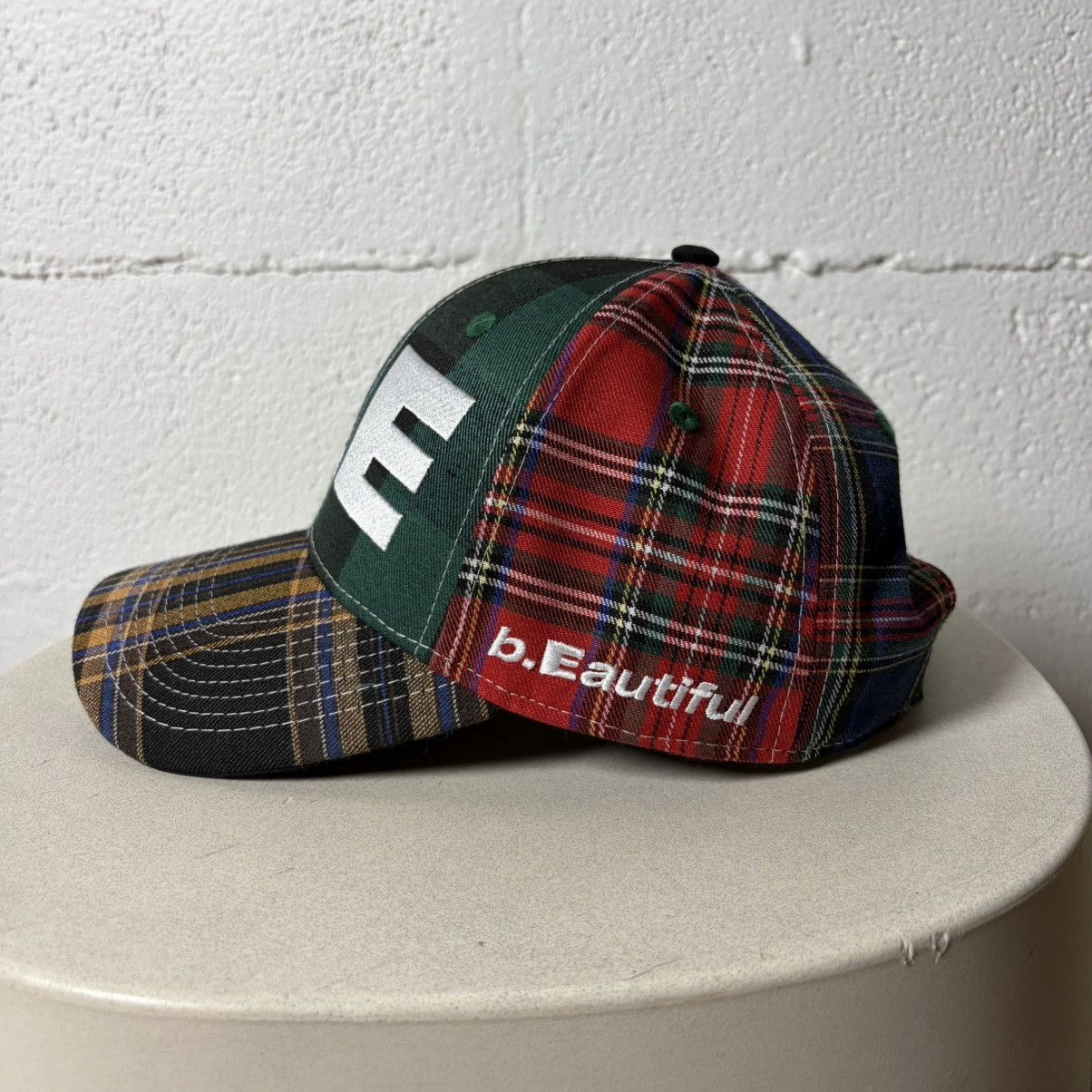 Other B.Eautiful - b.E Hat ( Mix Plaid ) Size ONE SIZE - 4 Thumbnail