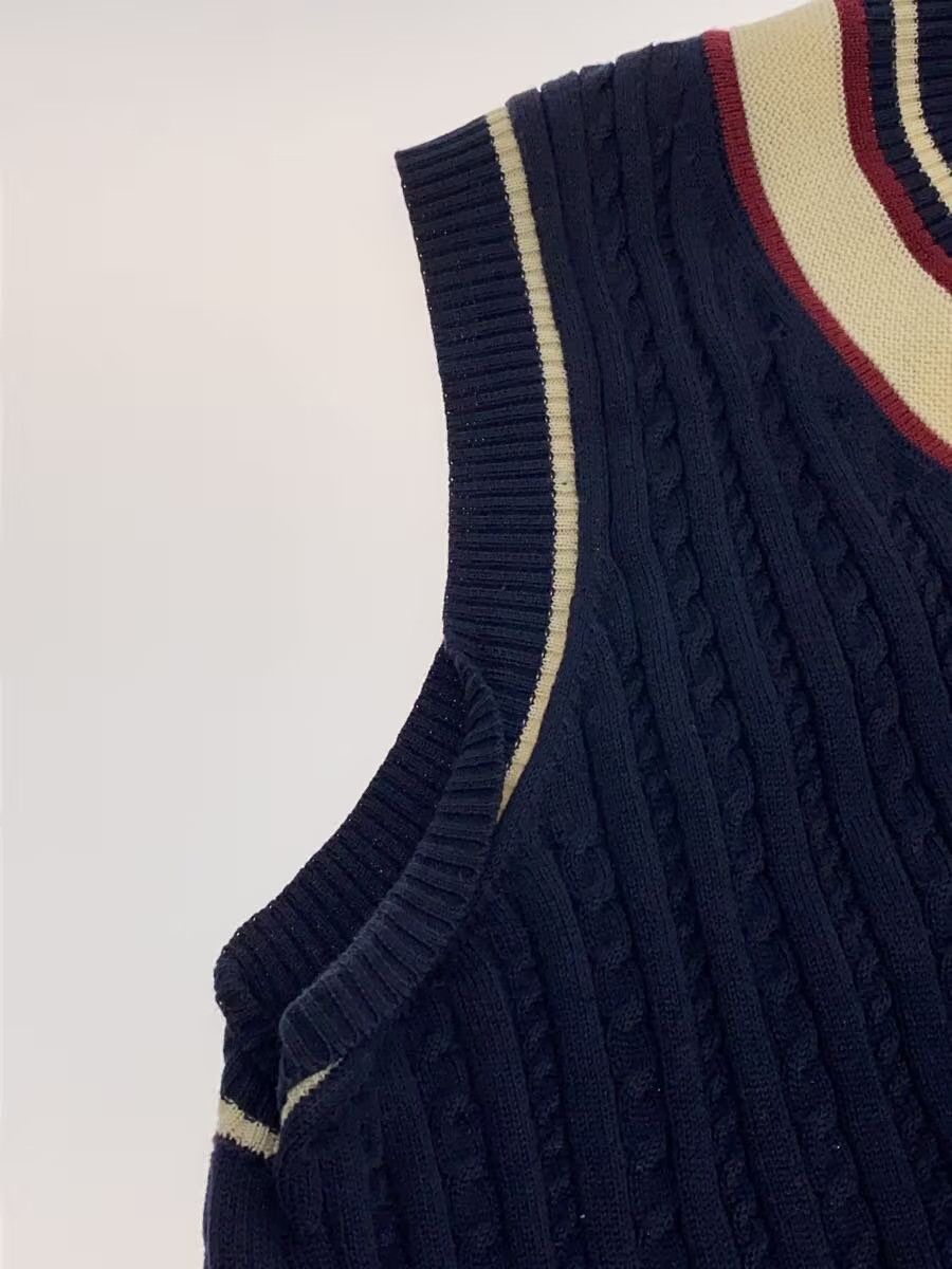 Comme des Garcons × Comme des Garcons Homme Ribbed Knit Sweater Vest Size US S / EU 44-46 / 1 - 3 Thumbnail