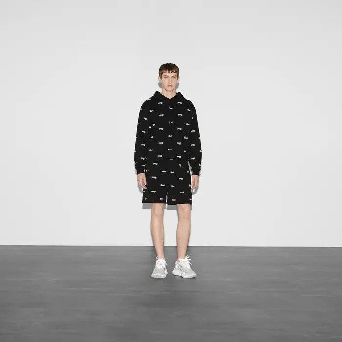 Gucci o1loc1c1125 788086 Cotton Jersey Hooded Sweatshirt in Black Size US XXS / EU 40 - 2 Thumbnail