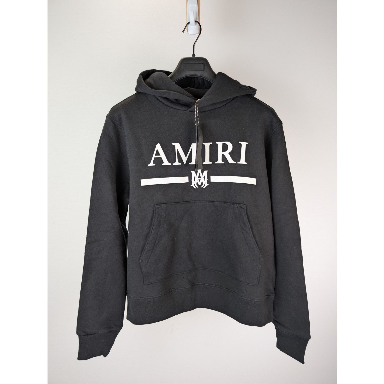 Amiri o1rshd1 Q:2 / MA Bar Logo Hoodie in Black S Size US S / EU 44-46 / 1 - 8 Thumbnail