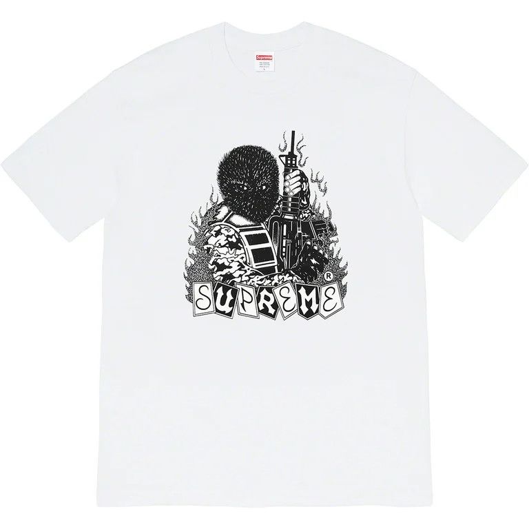 Supreme Supreme Mercenary Tee 'White' Size US XL / EU 56 / 4 - 1 Thumbnail