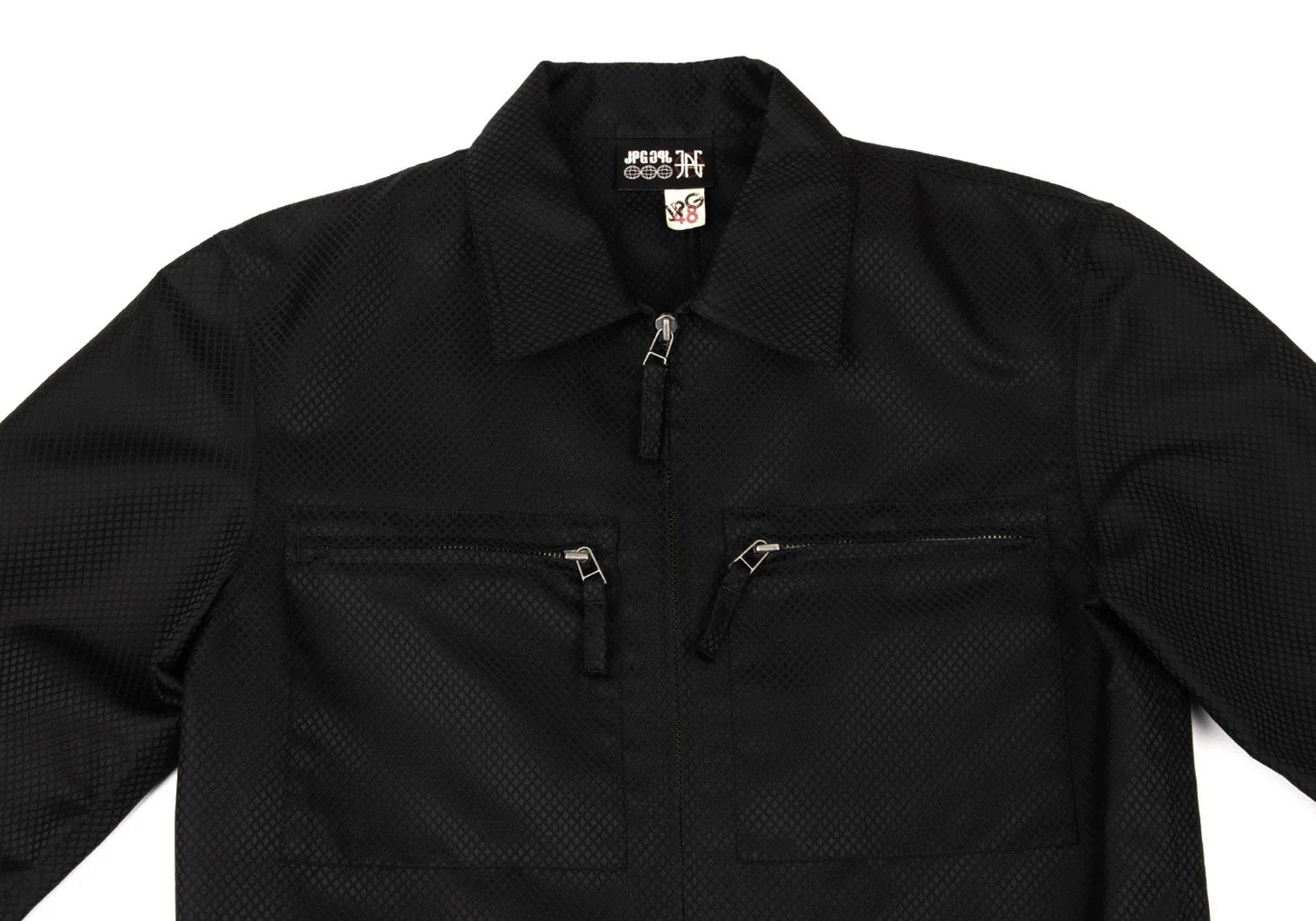 Jean Paul Gaultier Jacquard Zip Shirt Blouson in Black Size 48 Size US M / EU 48-50 / 2 - 2 Thumbnail