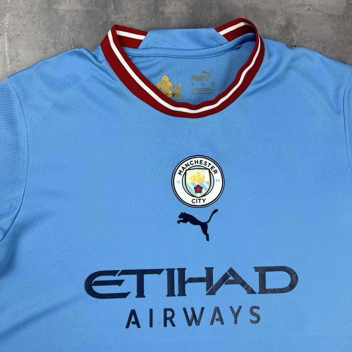Puma Rare! Foden 47 Puma Manchester City Soccer Jersey Shirt 00s Size US M / EU 48-50 / 2 - 4 Thumbnail