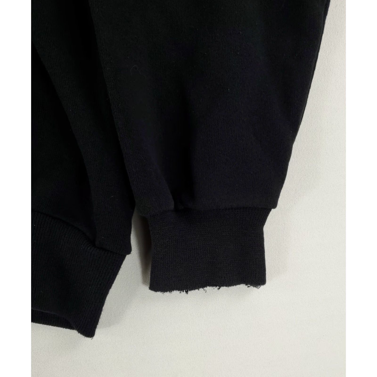 Jerzees VINTAGE Jerzees Sweatshirt Long Sleeve Made USA Black Mens L VTG 90s Cuff Wear Size US L / EU 52-54 / 3 - 4 Thumbnail