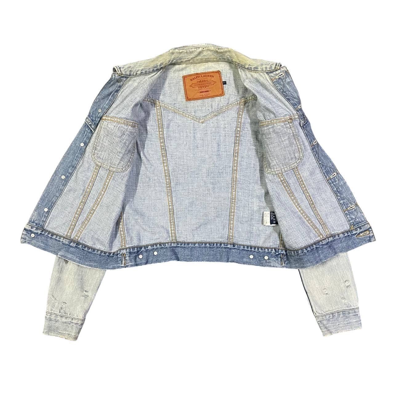 Polo Ralph Lauren Crazy Thrashed Ralph Lauren Trucker Denim Jacket Vintage Size US XS / EU 42 / 0 - 10 Thumbnail