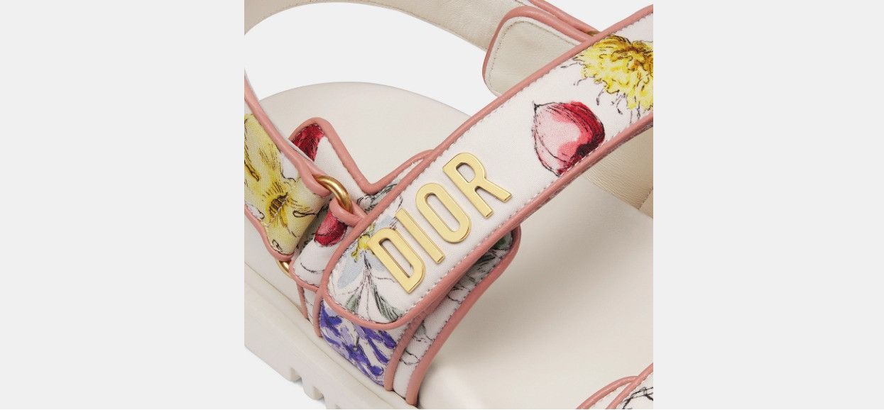 o1w1db10524 Sandals in White Multicolor