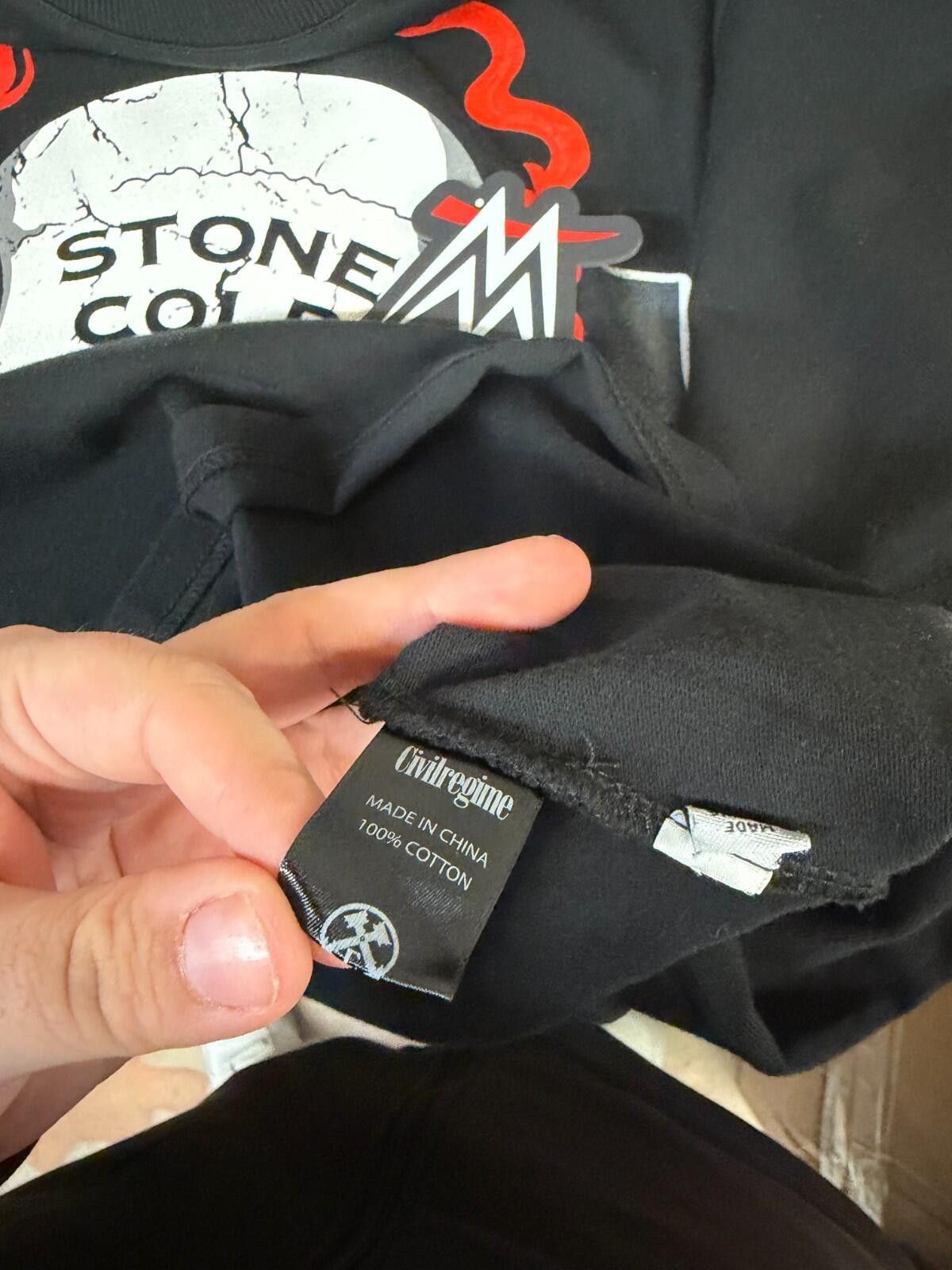 Civil Regime 2023 Darc Sport x WWE Stone Cold Skull Tee Deadstock Size L Size US L / EU 52-54 / 3 - 6 Thumbnail