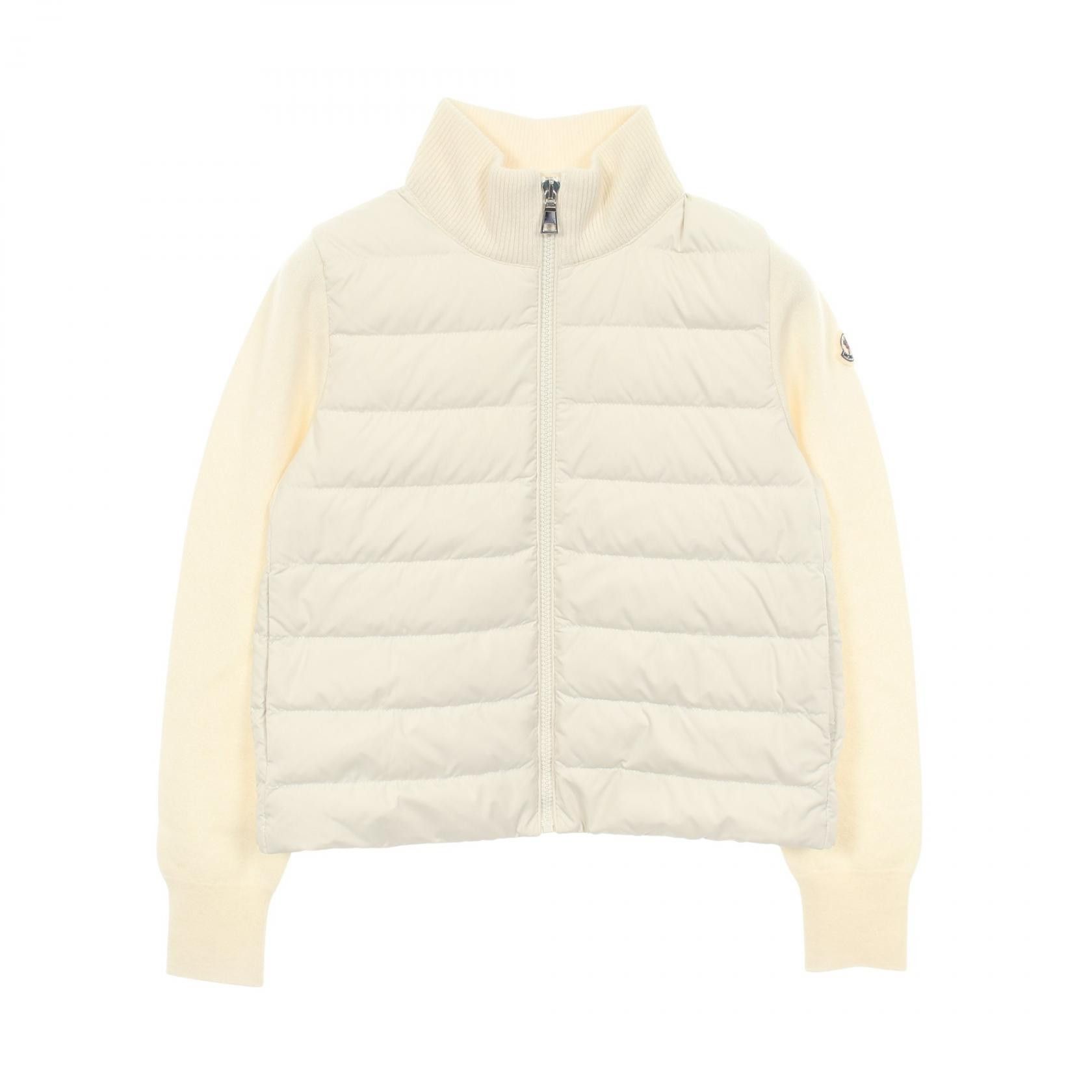 Moncler Moncler Moncler Knit Panel Down Jacket Textile Outerwear 9B00002 DUTY FREE for USA Size ONE SIZE - 1 Thumbnail