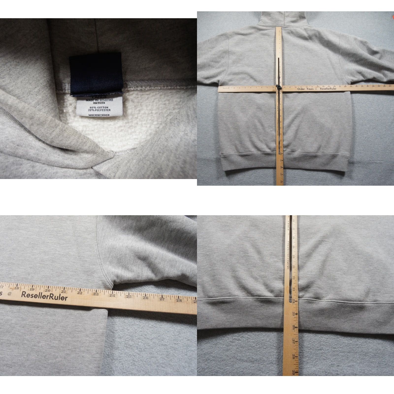 Billabong Vintage Billabong Hoodie Mens L Gray Surf Spellout Y2K Size US L / EU 52-54 / 3 - 8 Thumbnail