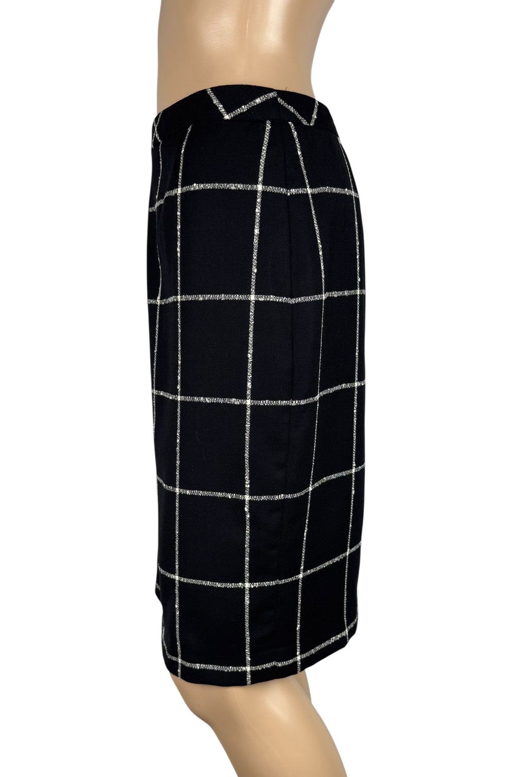 Escada Escada Wool Cashmere Pencil Skirt Check size DE42 IT48 Size 34" / US 12 / IT 48 - 5 Thumbnail