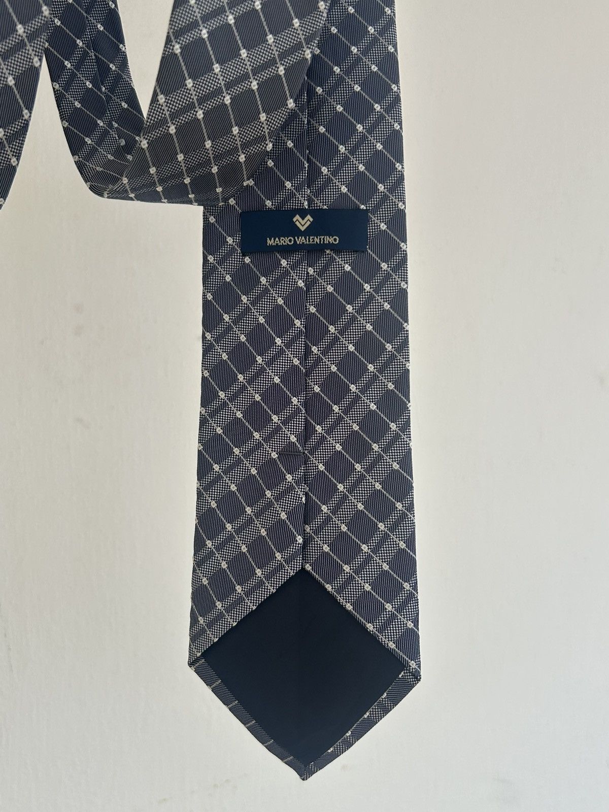 Mario Valentino Mario Valentino Vintage Tie Gray Size ONE SIZE - 6 Thumbnail