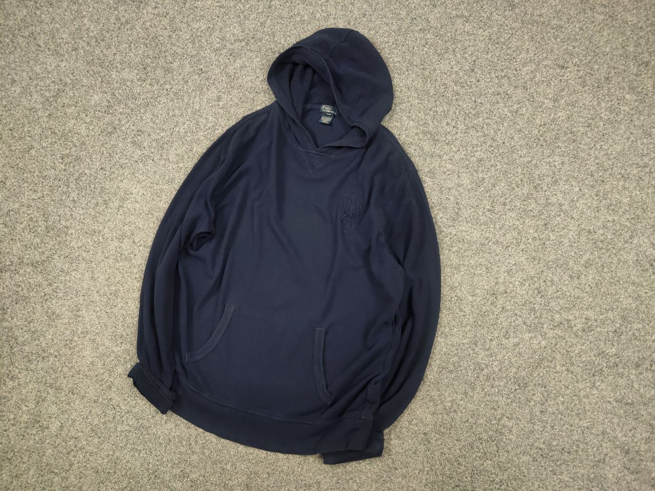 Polo Ralph Lauren Vintage Polo Ralph Lauren Big Pony Blue Hoodie Y2K Style Size US S / EU 44-46 / 1 - 3 Thumbnail