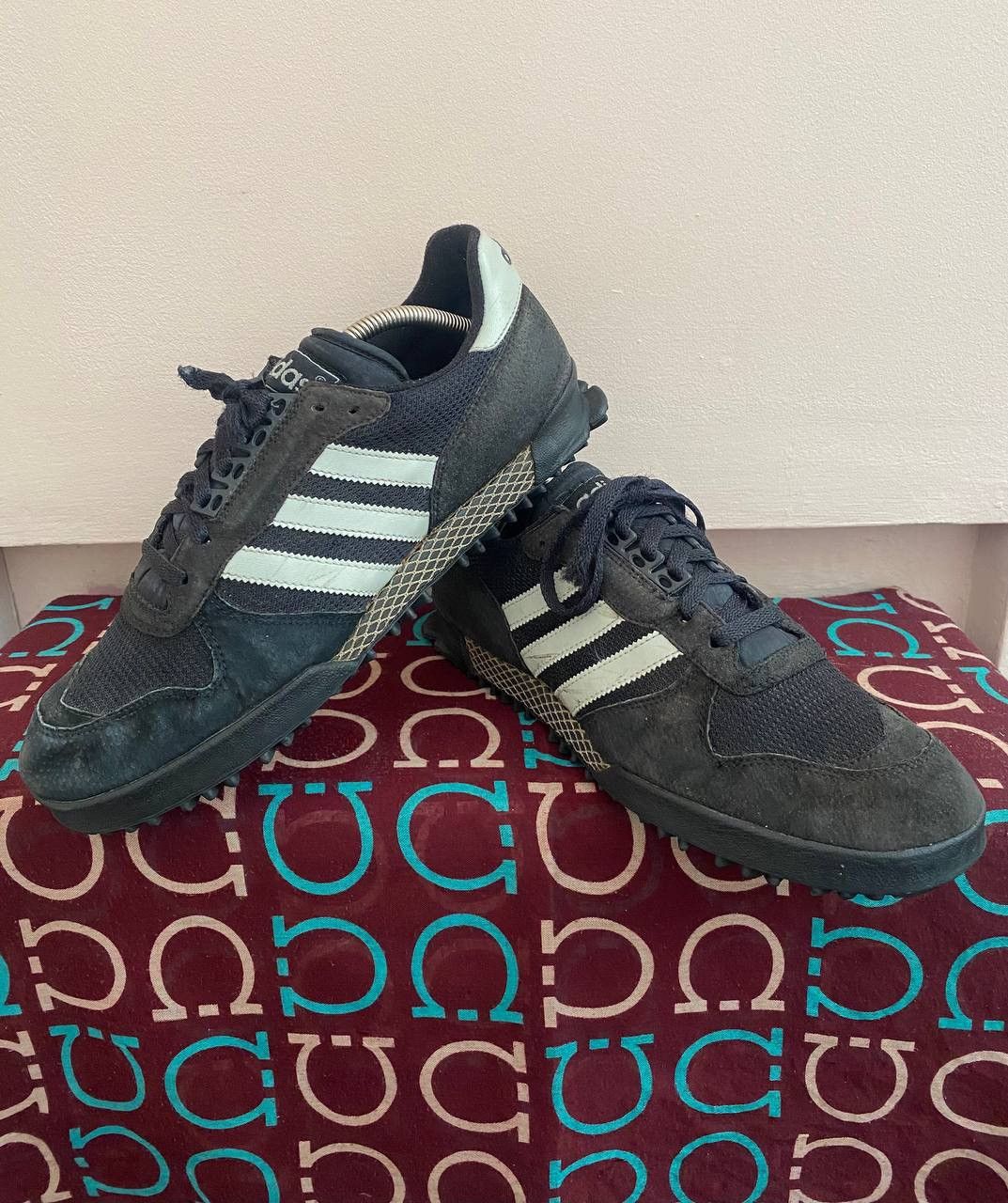 Adidas × Vintage 🔥 VTG 90's Adidas Marathon Tr Sneakers 1993 Trainers Shoes Size US 11 / EU 44 - 1 Thumbnail