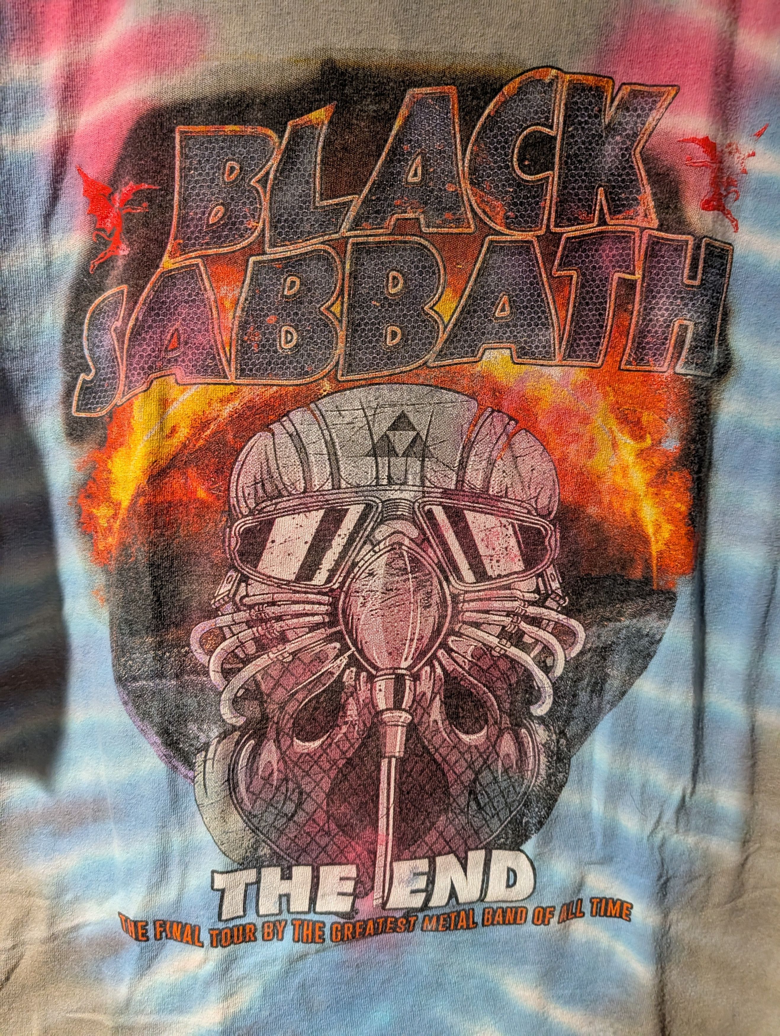 Band Tees Black Sabbath T-Shirt The End Tour 2016 Double Sided Size US XXL / EU 58 / 5 - 2 Thumbnail