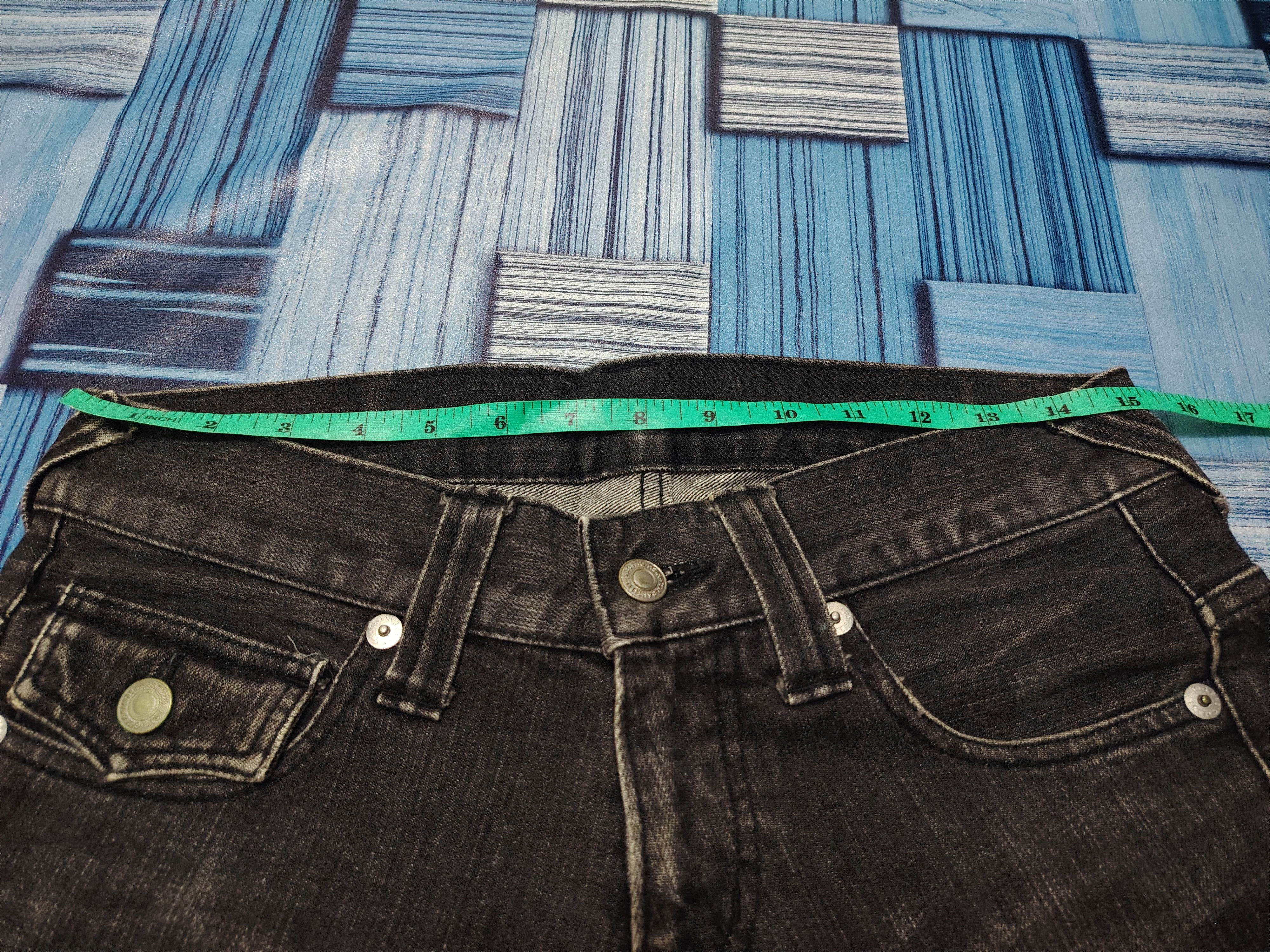 Who Decides War Japanese Modern Lovers Flared Jeans Distressed Denim Size US 30 / EU 46 - 15 Thumbnail