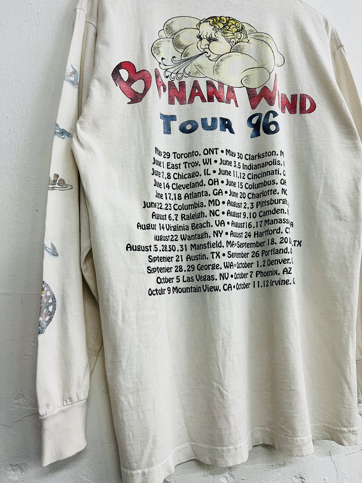 Band Tees × Nike × Vintage VINTAGE JIMMY BUFFET 1996 BANANA WIND TOUR TEE Size US L / EU 52-54 / 3 - 10 Thumbnail