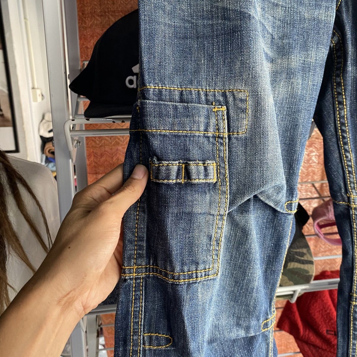 FCUK Vintage FCUK LOOSE CARPENTER Distressed Denim JEANS Size US 32 / EU 48 - 12 Thumbnail