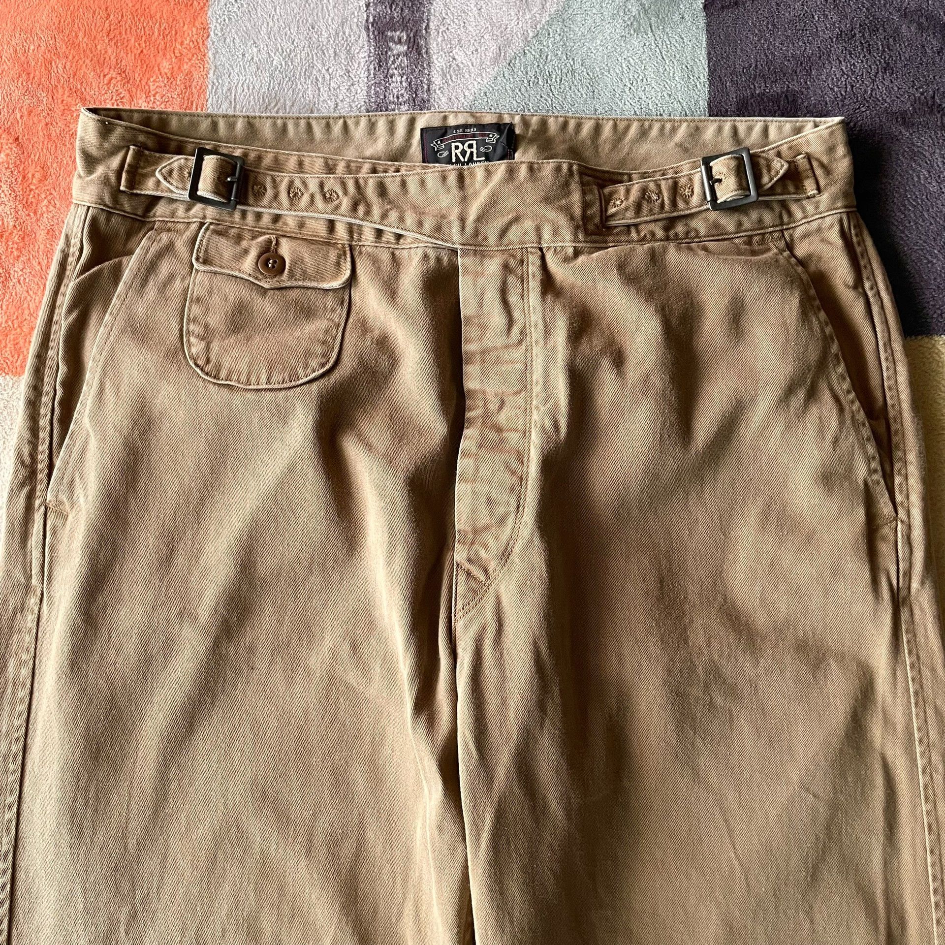 RRL Ralph Lauren RRL Ralph Lauren Khaki Gurkha Officer Pants Size US 36 / EU 52 - 1 Thumbnail