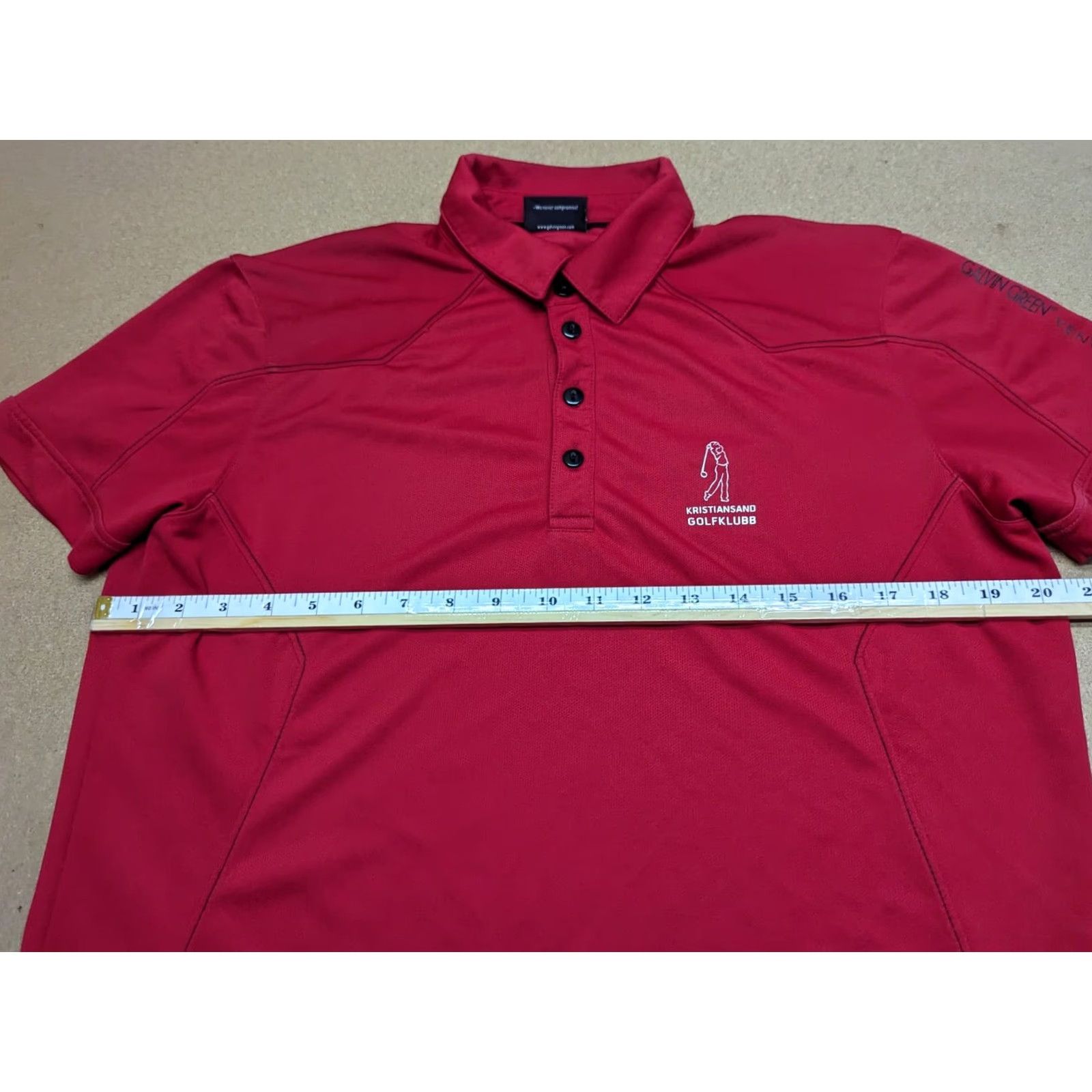 Galvin Green Galvin Green Mens Red Polo Shirt Size M Golf Ventil8 Quick Dry Shirt Mens Red Polo Shirt Size US M / EU 48-50 / 2 - 4 Thumbnail