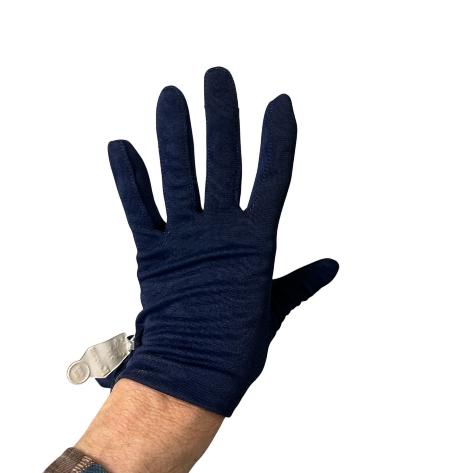 Vintage NWT Vintage 1960s Kayser Nylon Wrist Gloves XS Size ONE SIZE - 2 Thumbnail