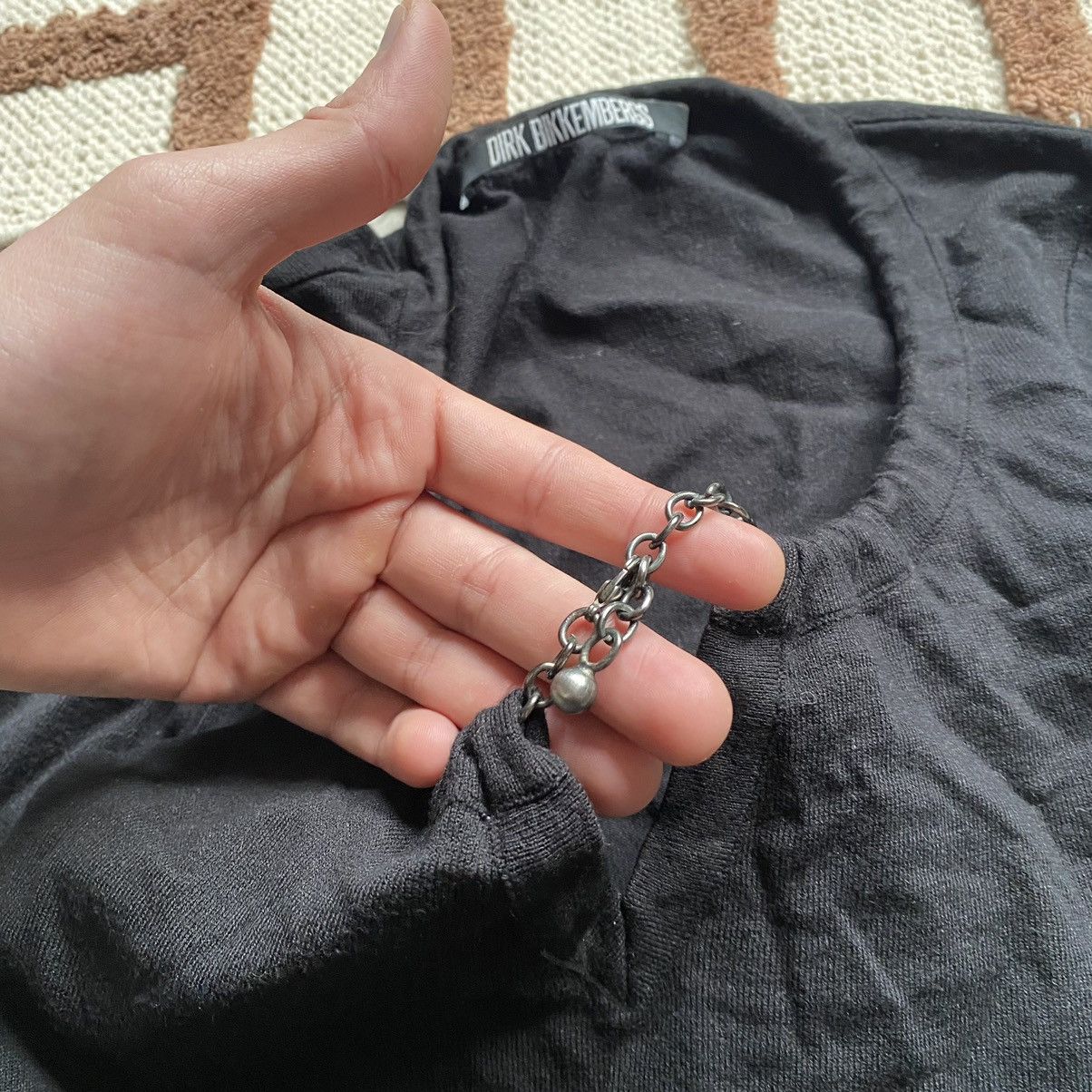 Dirk Bikkembergs DIRK BIKKEMBERGS CHAIN VISCOSA/ELASTAM SWEATER Size S / US 4 / IT 40 - 3 Thumbnail
