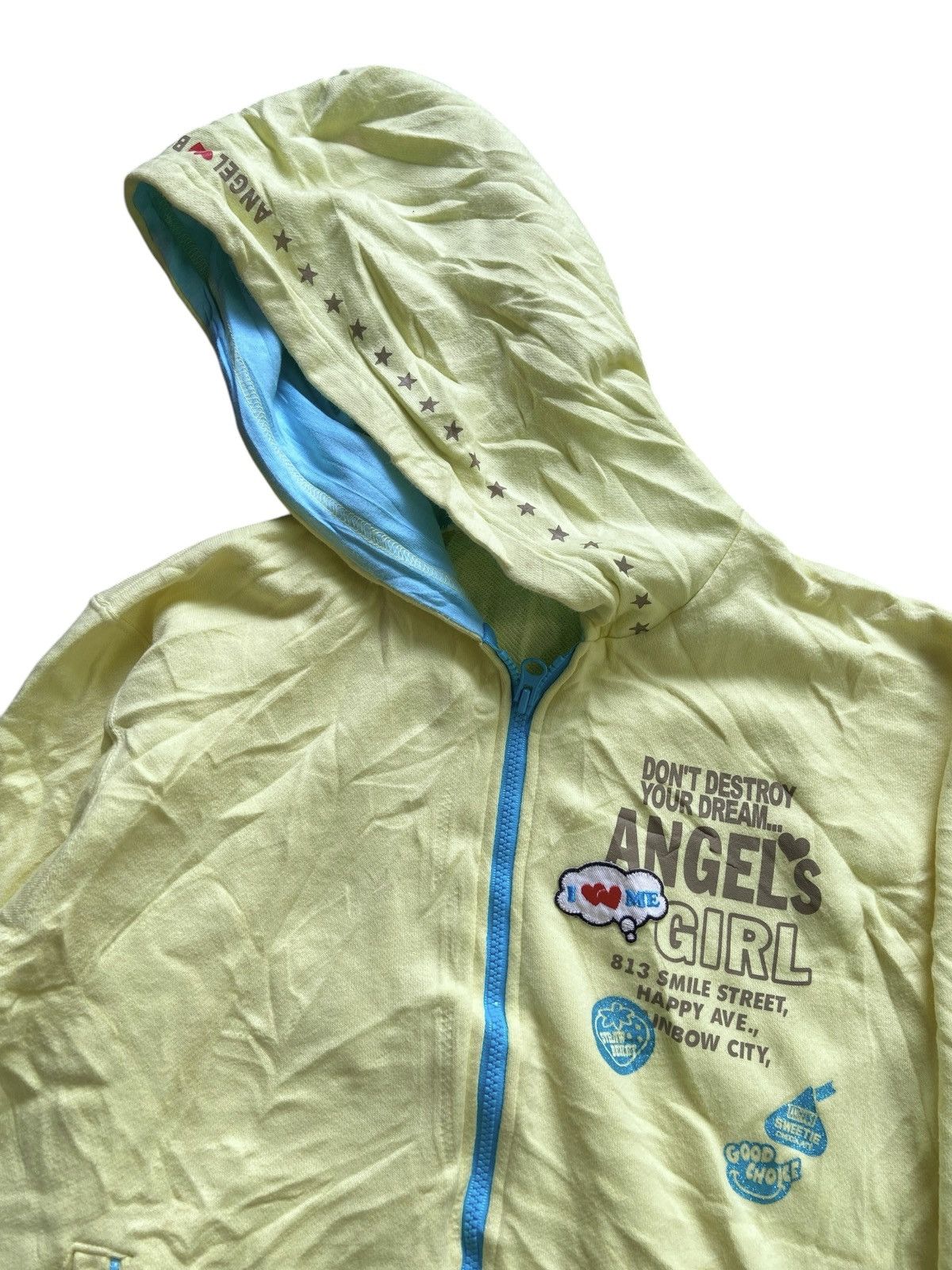 Angel Blue ANGEL BLUE DONT DESTROY YOUR DREAM ZIP HOODIE Size US S / EU 44-46 / 1 - 6 Thumbnail