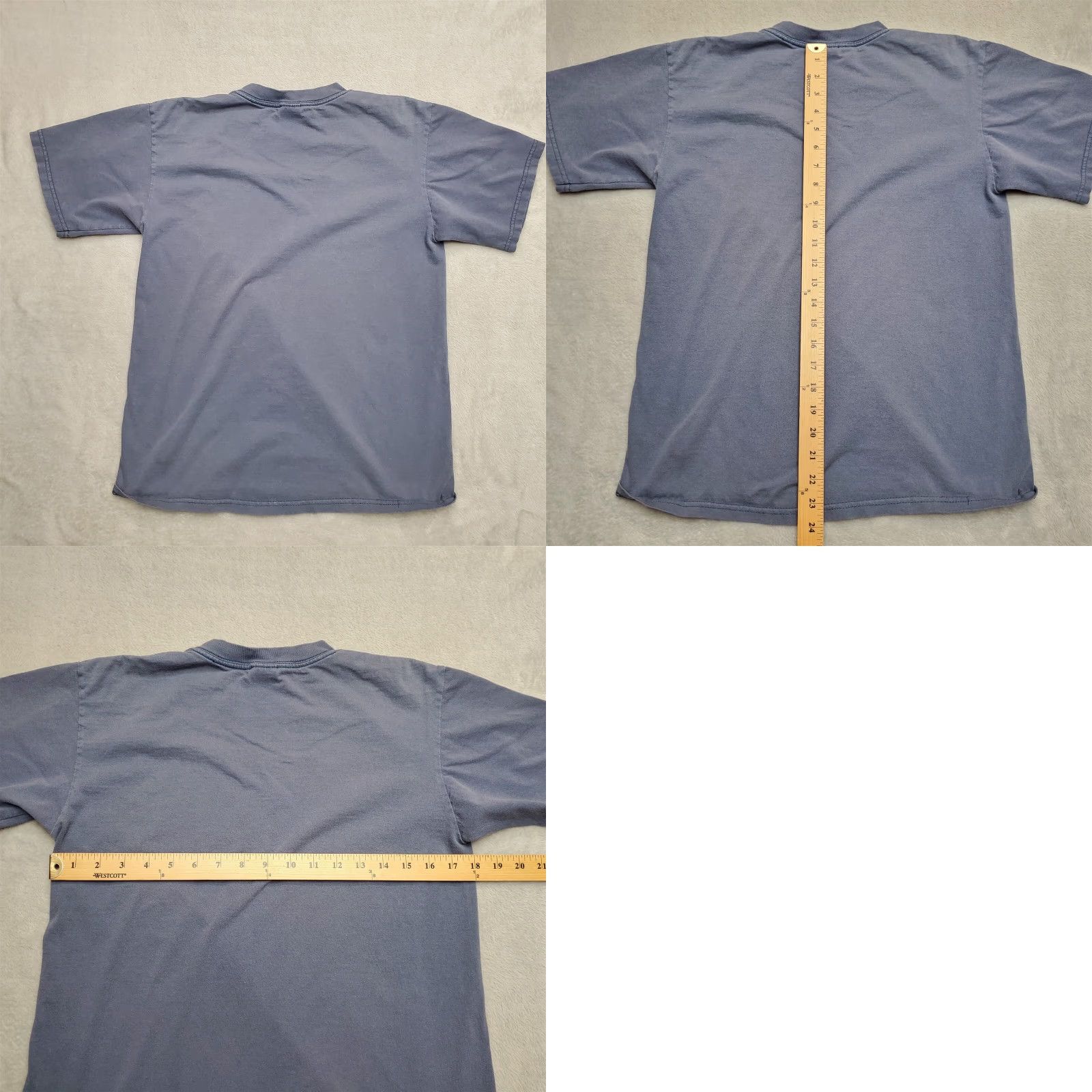 Anvil VINTAGE Wolf Shirt Mens M Blue Alaska Native Short Sleeve Nature Tee Size US M / EU 48-50 / 2 - 8 Thumbnail