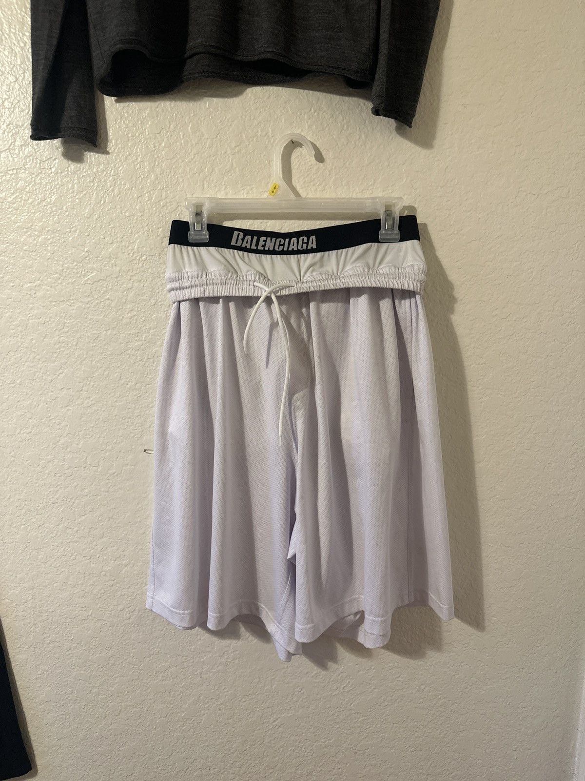 Image of Archival Clothing x Balenciaga Shorts in White, Men's (Size 31)