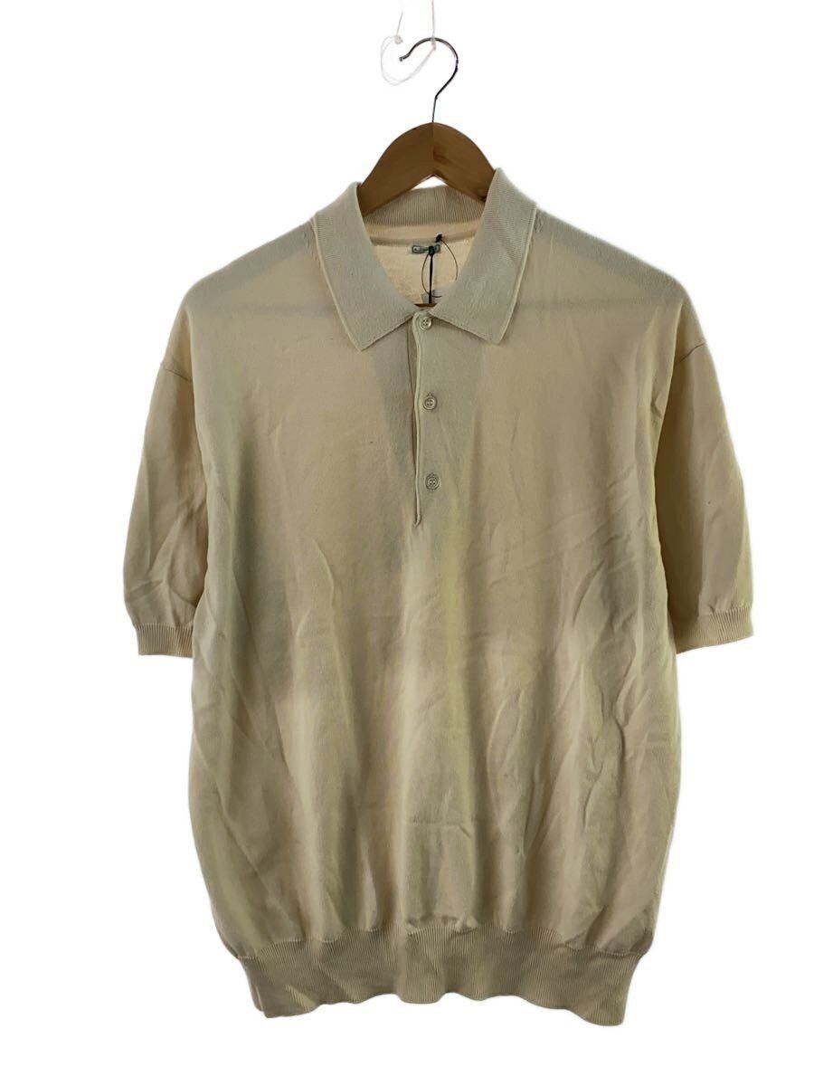 A.PRESSE Beige Cotton Polo Shirt Size US M / EU 48-50 / 2 - 1 Thumbnail