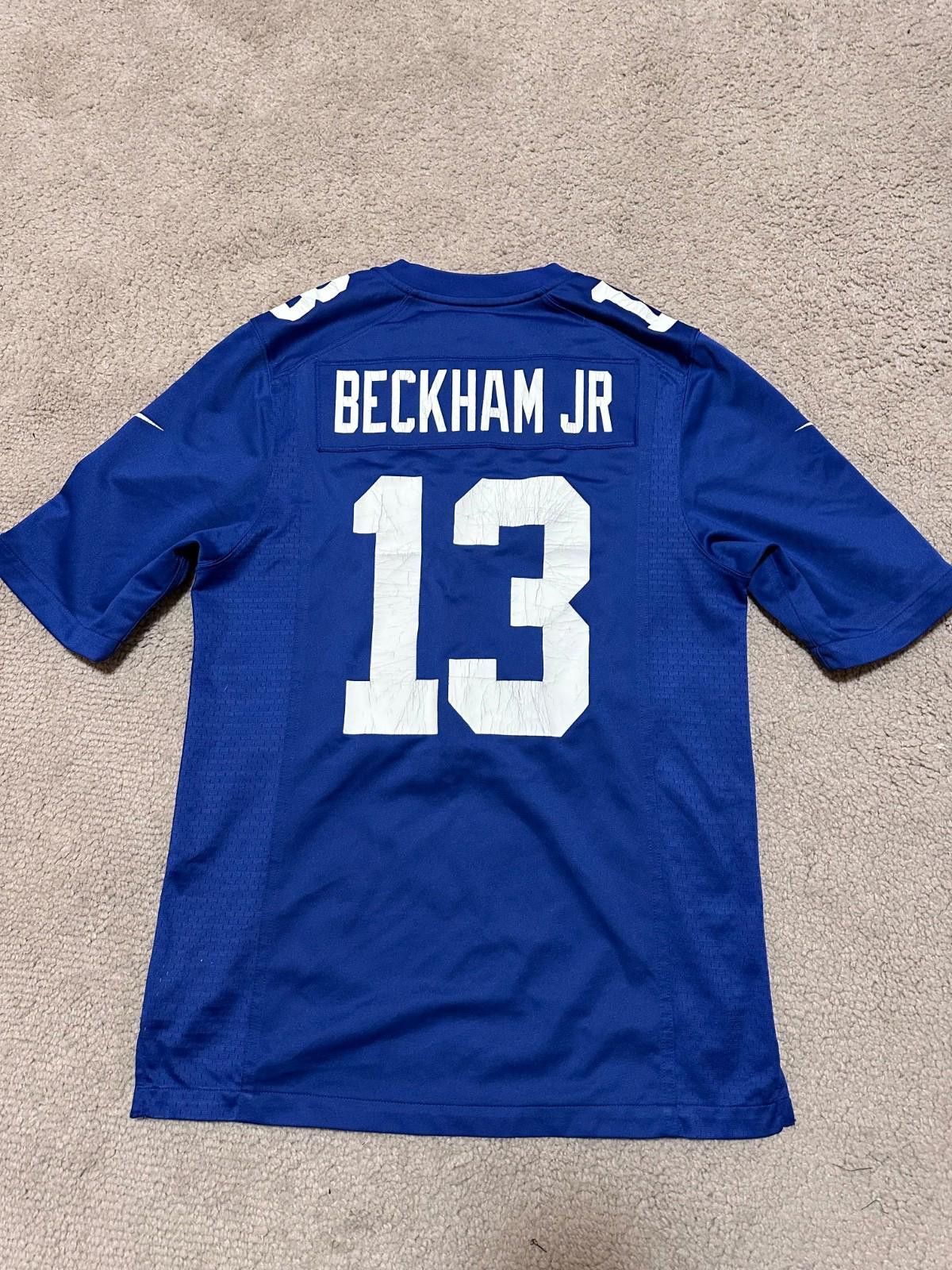 Nike Odell Beckham Jr #13 NY Giants Jersey S Nike NFL On Field Size US S / EU 44-46 / 1 - 7 Thumbnail