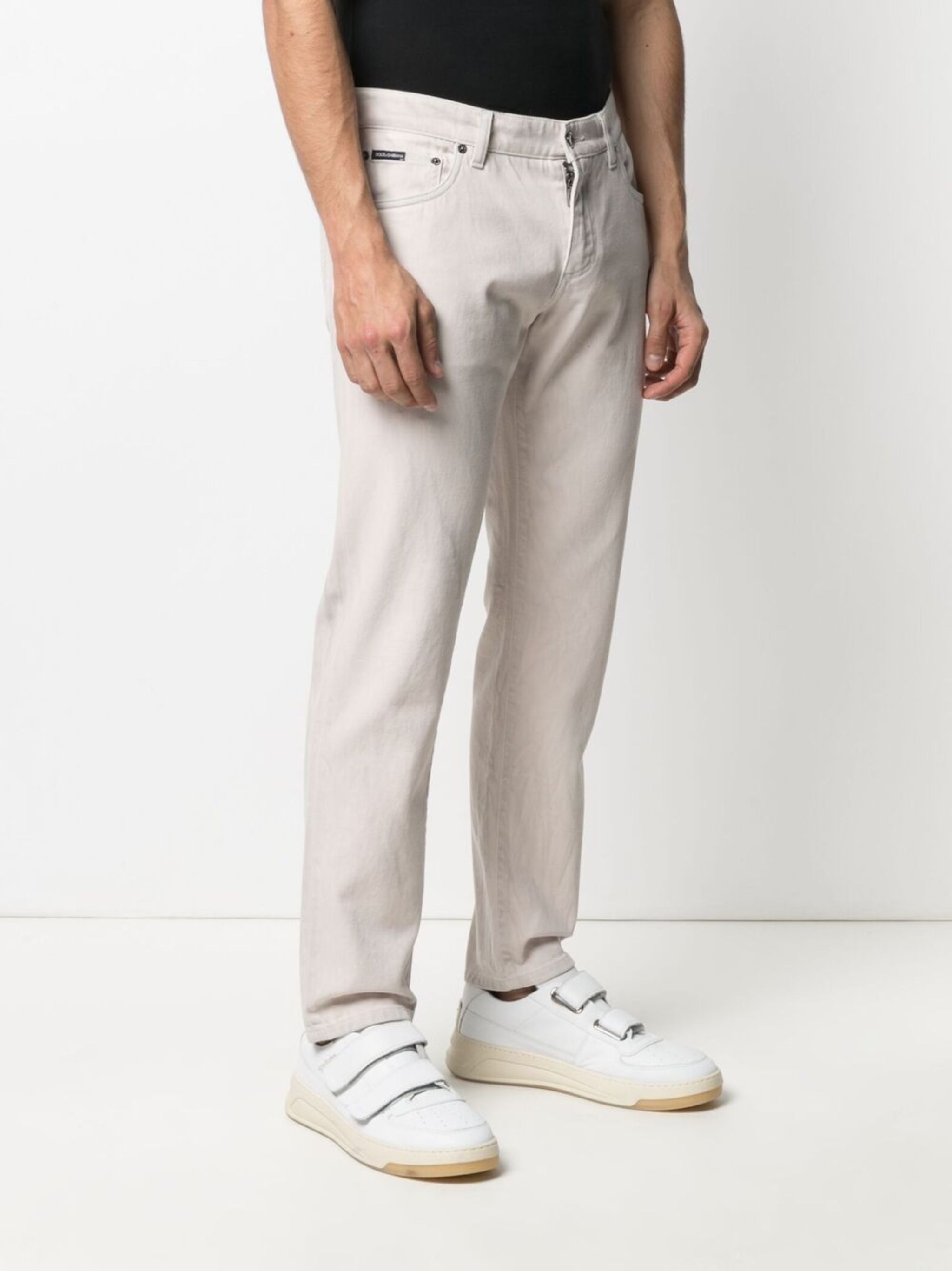 Dolce & Gabbana o1y0125 5-Pocket Pant in Ivory Size US 36 / EU 52 - 2 Thumbnail