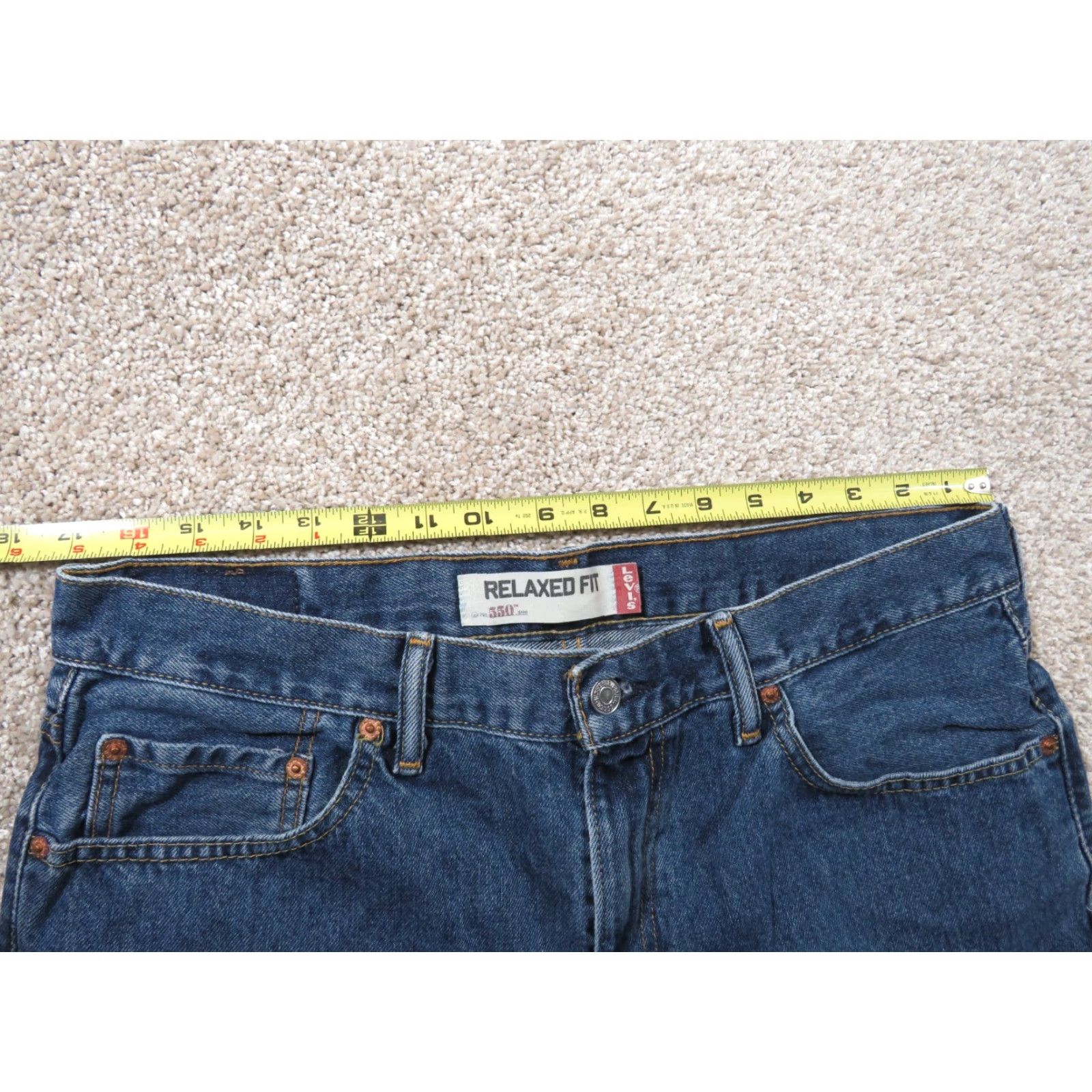 Levi's VTG Levi's 550 Jeans Denim Relaxed Fit 34X31 Blue Men’s / Regular Inseam 31 Size US 34 / EU 50 - 6 Thumbnail