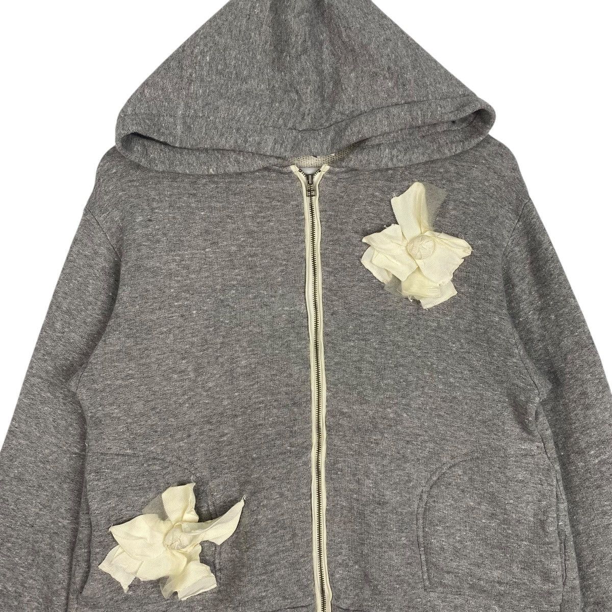 Lanvin Vintage Lanvin Full Zip Hoodie Embroidered Gray Size S / US 4 / IT 40 - 4 Thumbnail