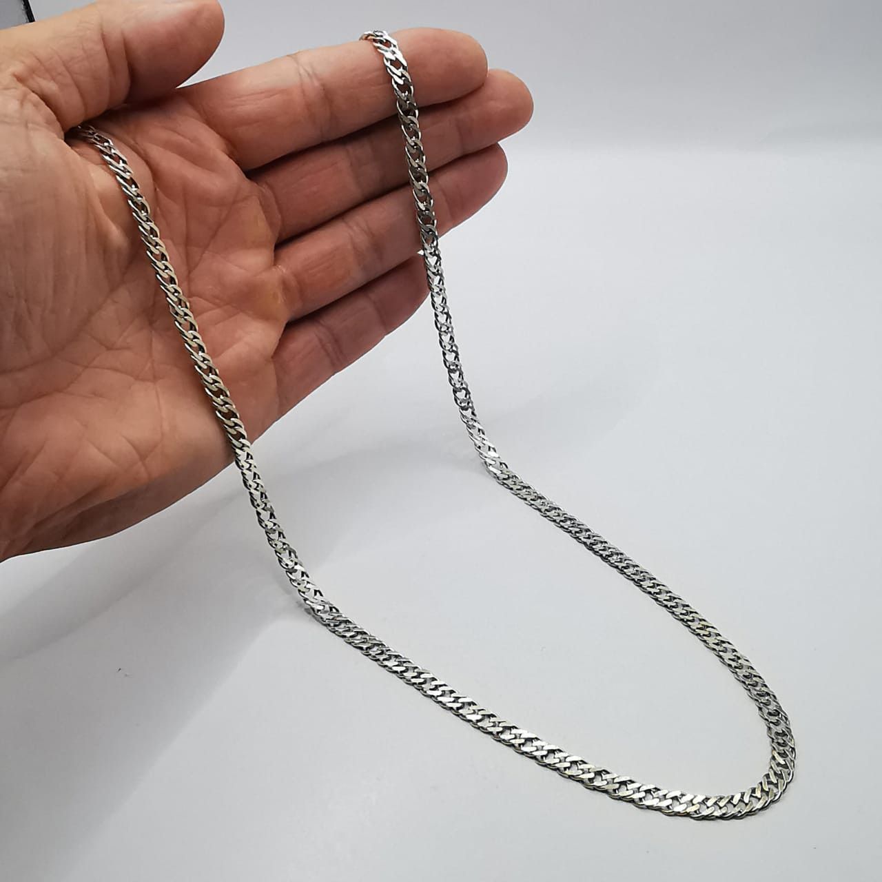 Sterling Silver Vintage Jewelry Chain, 925 Sterling Silver, Signed 20g Size ONE SIZE - 4 Thumbnail