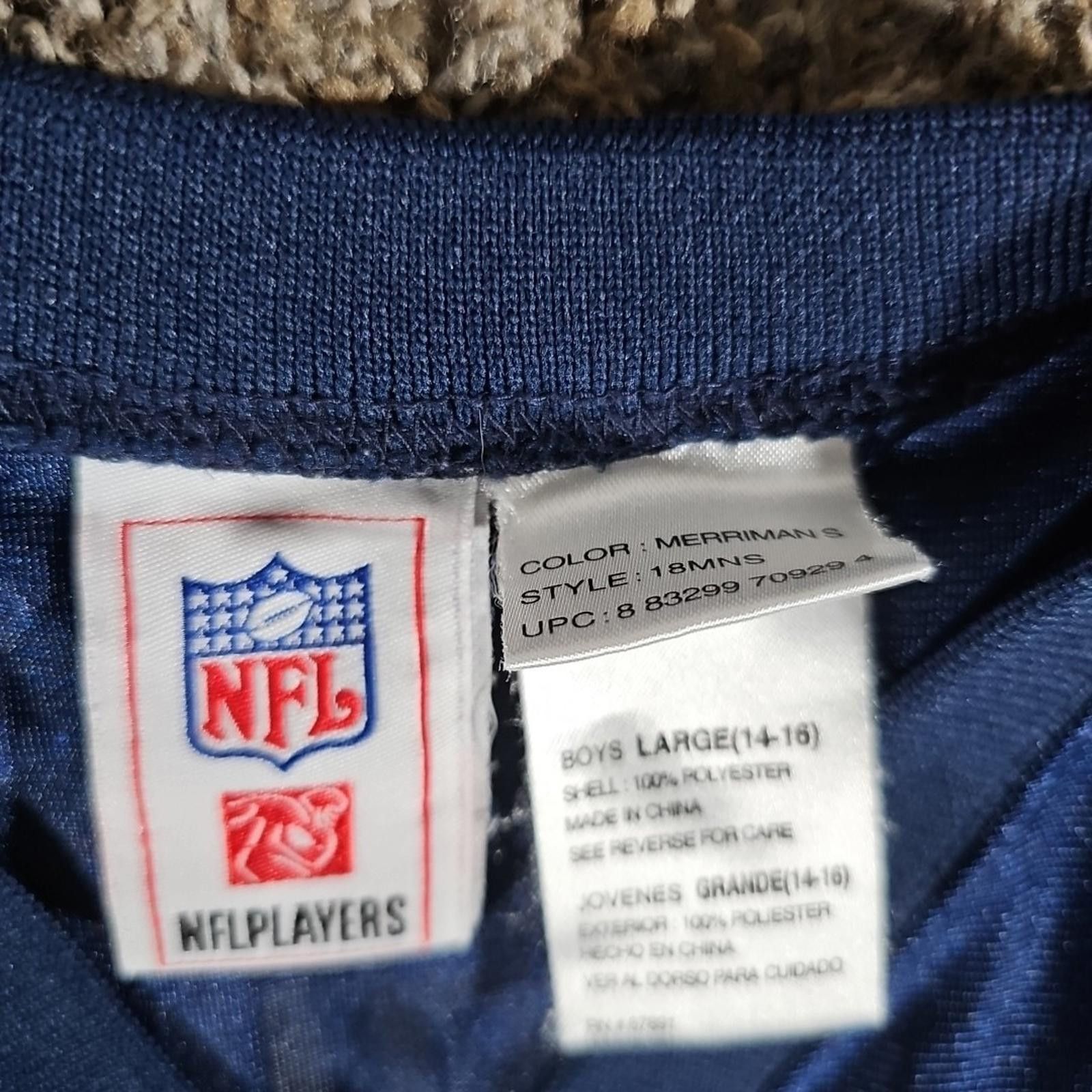 NFL San Diego Los Angeles Chargers MERRIMAN #56 Jersey L14-16 Size ONE SIZE - 4 Thumbnail