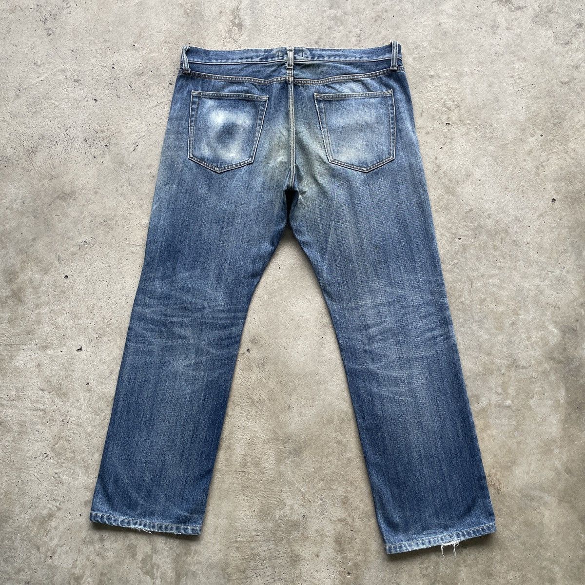 Japanese Brand W38💥 Vintage Japanese Faded Distressed Jeans Denim Pants Size US 38 / EU 54 - 10 Thumbnail