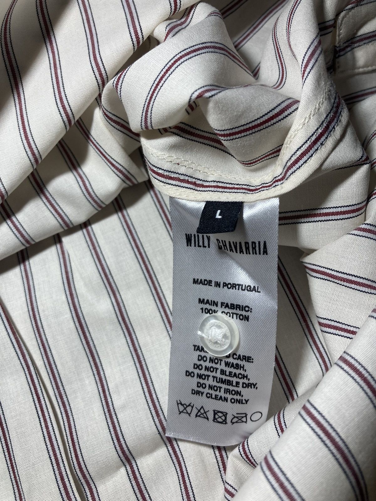 Willy Chavarria New AW25 Willy Chavarria Striped Button Down Veterano 2025 Size US L / EU 52-54 / 3 - 7 Thumbnail
