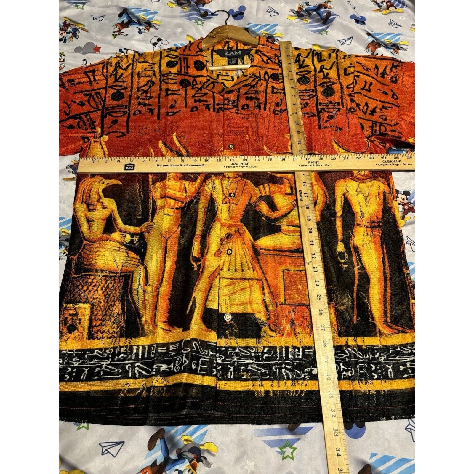 Other vintage Zam Egyptian Hawaiian red black Shirt XL Deadstock Size US XL / EU 56 / 4 - 6 Thumbnail